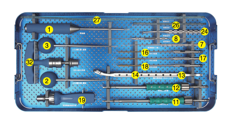 脊柱后路系统器械包（枪式）-1 - 江苏国立医疗器械有限公司
